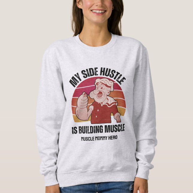 Moletom Ódio divertido de criação de corpo Malhação POPEYE (Frente)