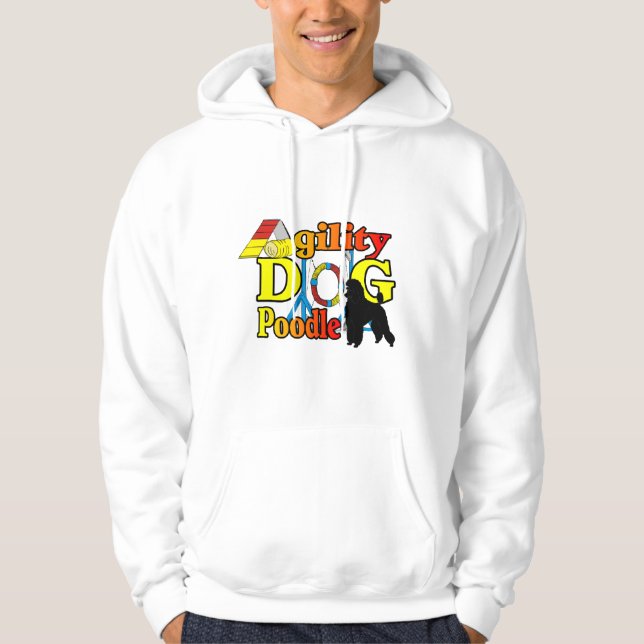 Moletom Ofertas de Agilidade de Poodle (Frente)