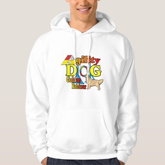 Moletom Ofertas de agilidade do ouro Retriever (Frente)