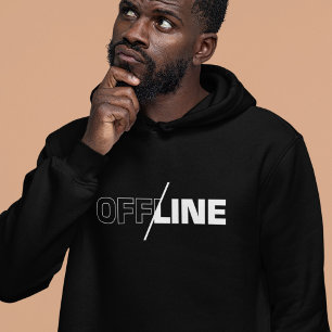 Moletom Offline Humor Hoodie Geek