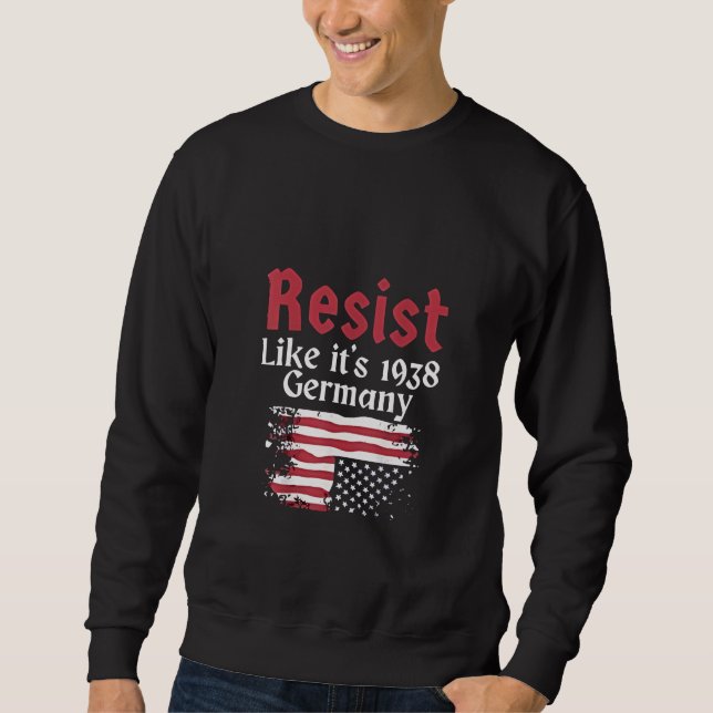 Moletom Oficial resiste como se fosse 1938 Alemanha resist (Frente)