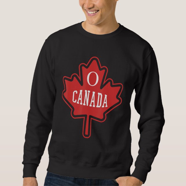 Moletom Oh Canada Canada Day Maple Leaf National Day 1st o (Frente)