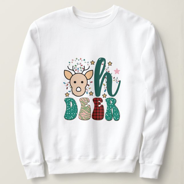 Moletom Oh, doce natal (Frente do Design)