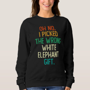 Moletom Oh Não, Eu Peguei O Prêmio De Elefante Branco Erra