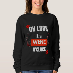 Moletom Oh, Olhe É Vinho O Relógio 56