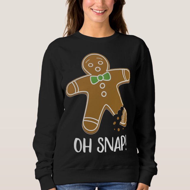 Moletom Oh Pão de Gingerência Homem Cookie Perna Quebrada  (Frente)