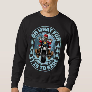 Moletom Oh Que Diversão É Andar De Moto Biker Natal