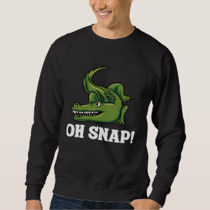 Moletom Oh Snap Alligator Crocodile Lizard Reptile Florida