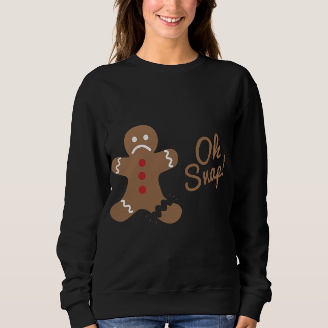 Moletom Oh Snap Gingercake Man (Frente)