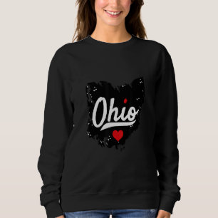 Moletom Ohio Clothing State Of Ohio Script Home Pride Ohio