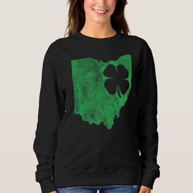 Moletom Ohio Rua Patrick S Day Shamrock C Irish Paddy S (Frente)