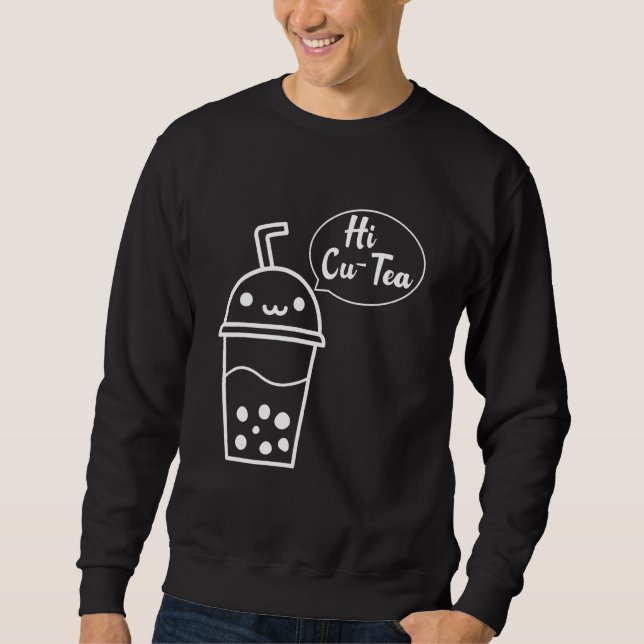 Moletom Oi Cu Tea Boba Tea Cup Winthroble Bble milk Tea Pu (Frente)