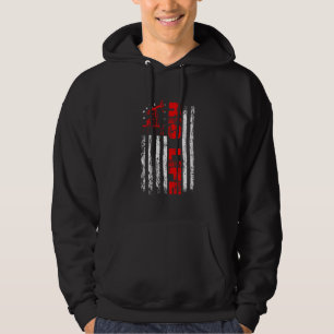 Moletom Oil Rig Life USA American Flag Landman Oilfield Wo