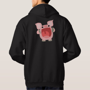 Moletom "OINK!!!!" Cartoon Gato Hoodie