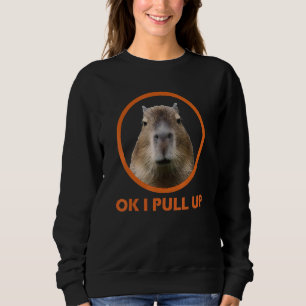 Moletom Ok, Eu Levo O Meme Capybara Para A Mulher Homem