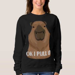 Moletom Ok, Eu Puxo Capybara Pet Memet Nutria Brown Para K