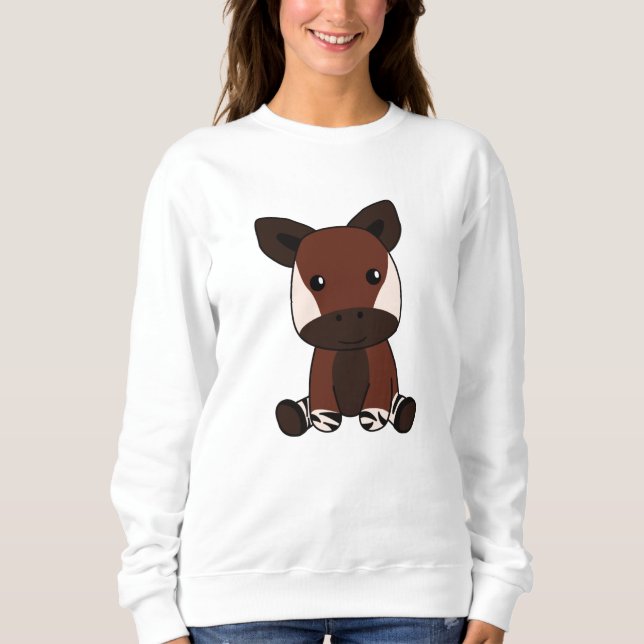 Moletom Okapi Waldgiraffe Safarie Animais Doces Para (Frente)