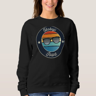 Moletom Okoboji Iowa Ia Vacation Souvenir Sunglass Sunse