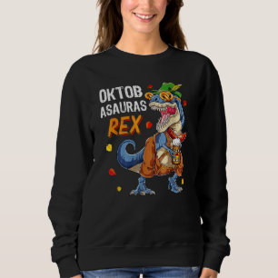 Moletom Oktoberfest T Rex Dinosaur Lederhosen Cos Bávaros