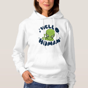 Moletom Olá, Alienígena engraçada humana
