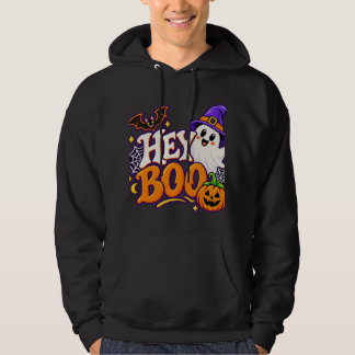 Moletom Olá Boo Roupas de Halloween para Família