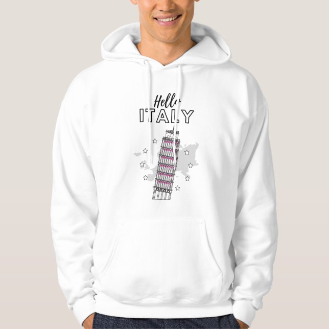 Moletom Olá Itália Hoodie (Frente)