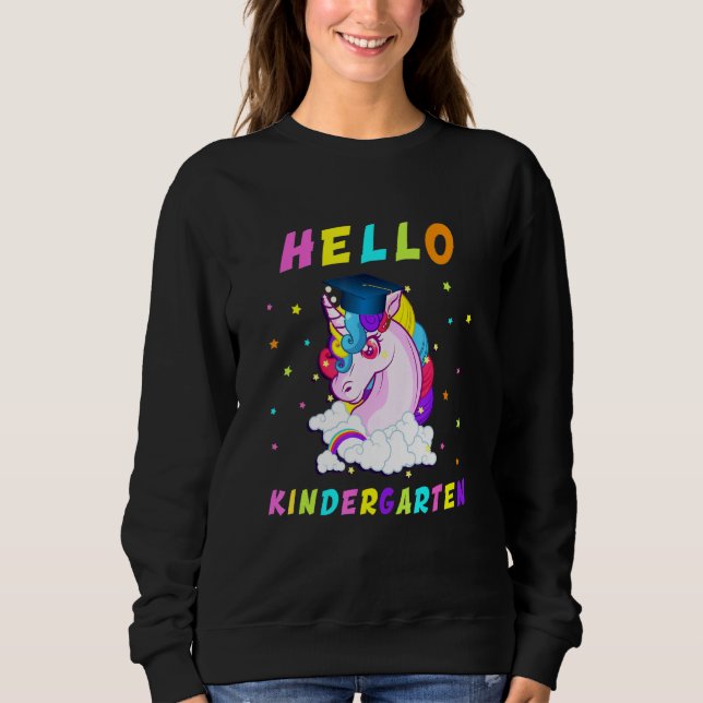 Moletom Olá Kindergarten Magical Unicorn 1 (Frente)