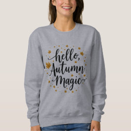 Moletom olá, magia do outono