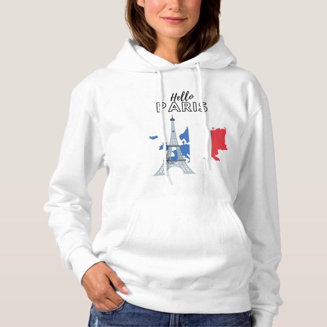Moletom Olá Paris T-Shirt (Frente)