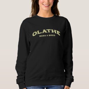 Moletom Olathe Nascer E Bred Kansas American Ks Usa Reside