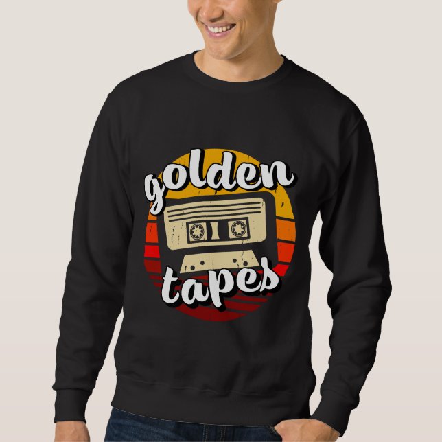 Moletom old cassette golden tapes old music retro style (Frente)