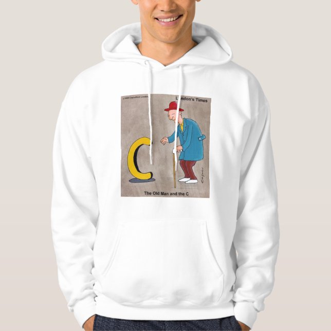 Moletom Old Man & The C Funny Hoodie by Rick London (Frente)