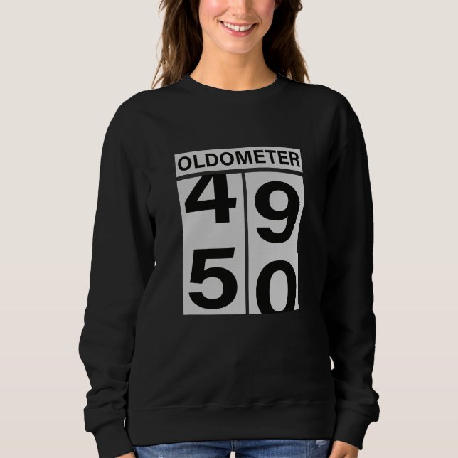Moletom Oldometer de 50 anos (Frente)