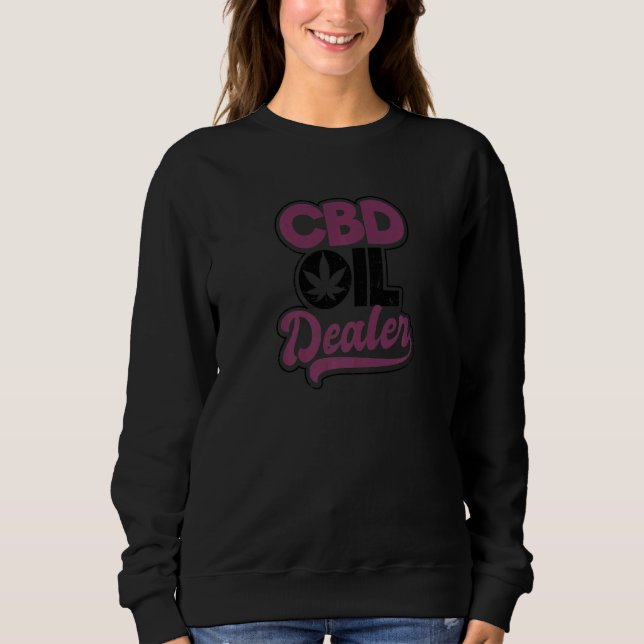 Moletom Óleo De Cbd Do Revendedor De Petróleo (Frente)
