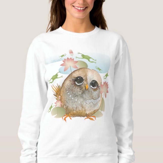 Moletom OLHE o design LEAP B4 U na frente e atrás (Criador carregado)