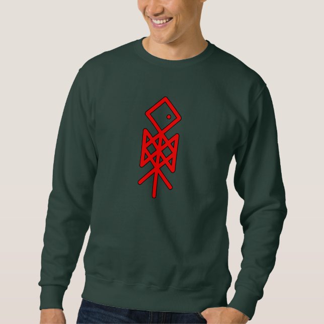 Moletom Olho de Odin Viking Bindrune Sweatshirt (Frente)