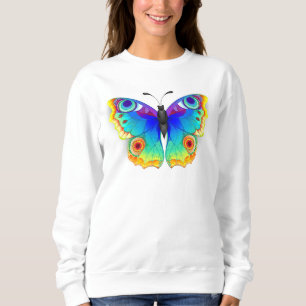 Moletom Olho Peacock da Borboleta Arco-Íris