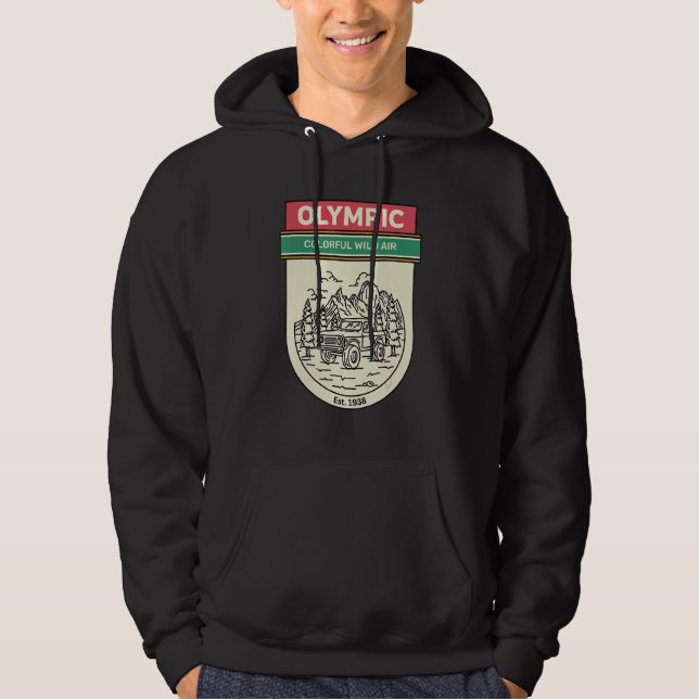Moletom Olimpiadas National Park Washington State Souvenir (Frente)