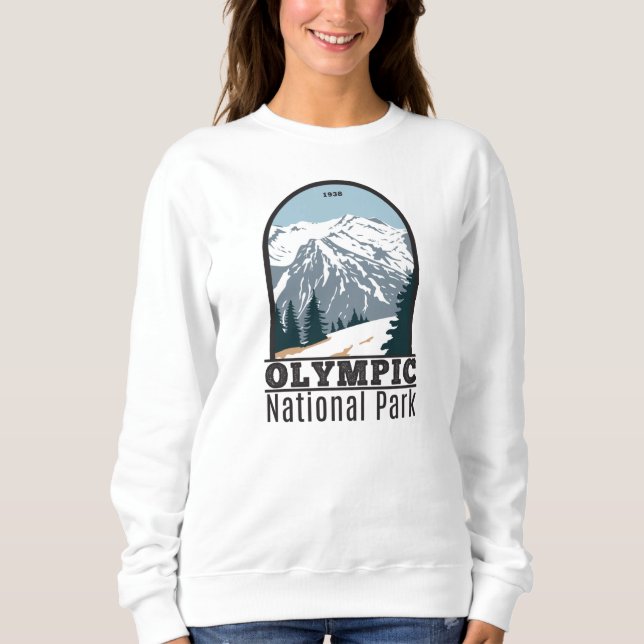 Moletom Olimpiadas National Park Washington Vintage (Frente)