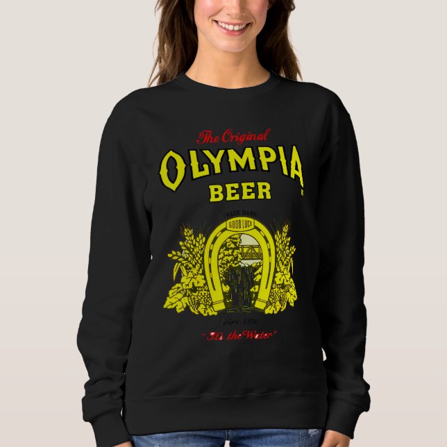Moletom Olympias Beer Impresso Retro Essencial Para Mulher (Frente)