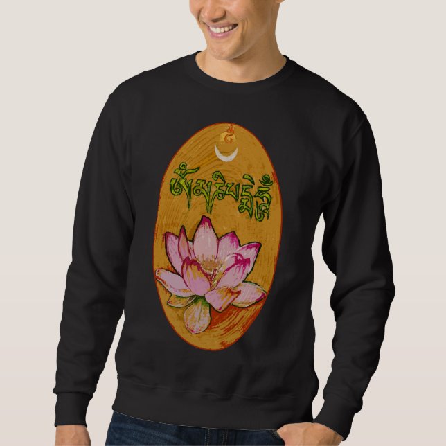 Moletom Om Mani Padme Hum Lotus (Frente)