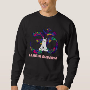 Moletom OM Mantra Lhama Alpaca Meditação Espiritual Hindu