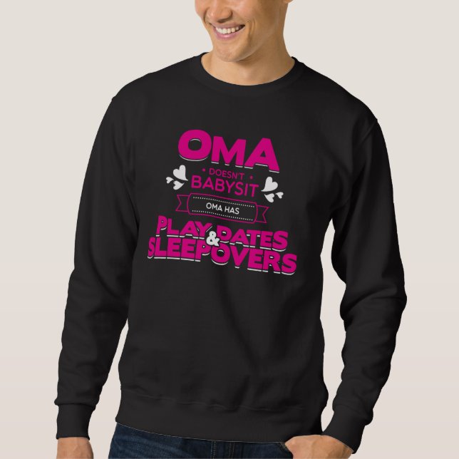 Moletom Oma Grandma Gift para Dia de as mães (Frente)