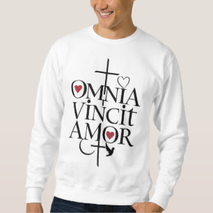 Moletom Omnia Vincit Amor - Amor Conquista Tudo