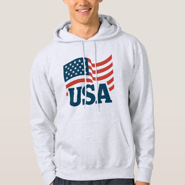 Moletom Onda de Unidade dos Estados Unidos (Frente)