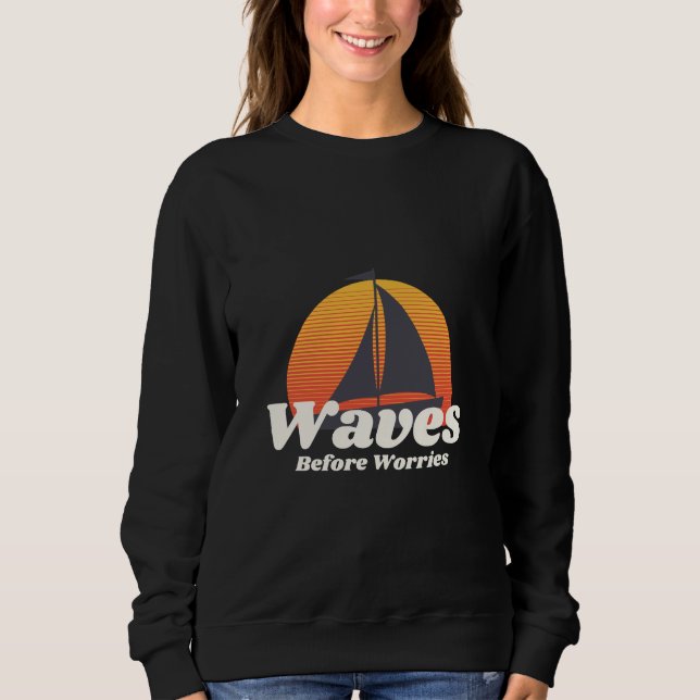 Moletom Ondas antes das Preocupações (Frente)
