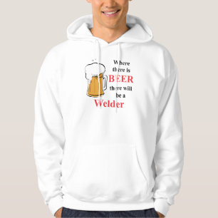 Moletom Onde há cerveja - soldador