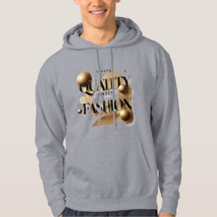 Moletom "Onde Qualidade Encontra Moda" Suor Hooded Premium