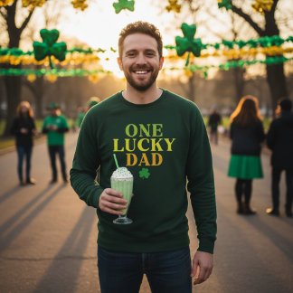 Moletom One Lucky Dad | St. Patrick's Day Dad Gift