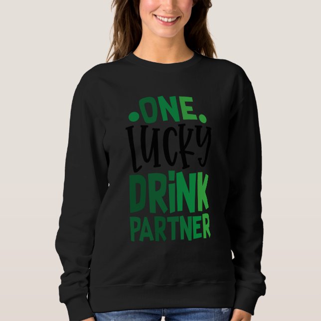 Moletom One Lucky Drink Partner C Irish Ireland (Frente)